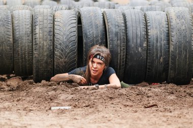 Kharkiv, Ukrayna - 5 Haziran 2021: Geleneksel Ulusun Spor Yarışları.