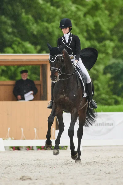 Kharkiv, Ukrayna - 5 Haziran 2021: FEI Dressage Dünya Kupası Kharkiv 2021