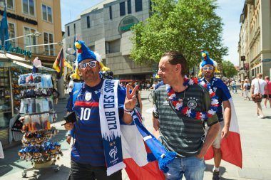 MUNİK, Almanya - 15 HAZİRAN 2021 FRANSA, EURO 2020. 