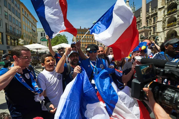 MUNİK, Almanya - 15 HAZİRAN 2021 FRANSA, EURO 2020. 