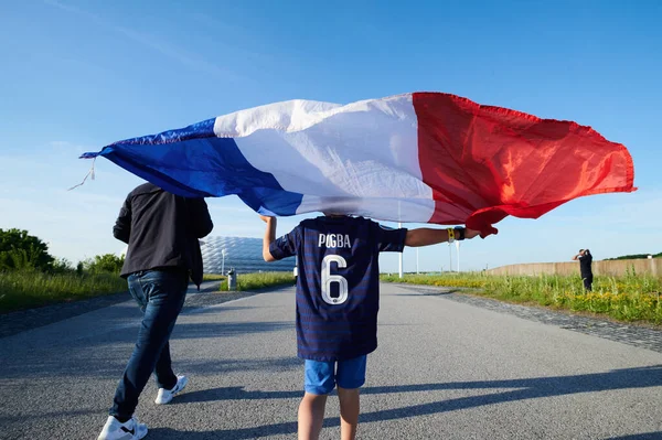 München Deutschland Juni 2021 Fans France Euro 2020 — Stockfoto