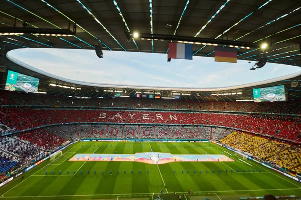 Munich Niemcy Czerwca 2021 Allianz Arena Euro 2020 Mecz Piłki — Zdjęcie stockowe