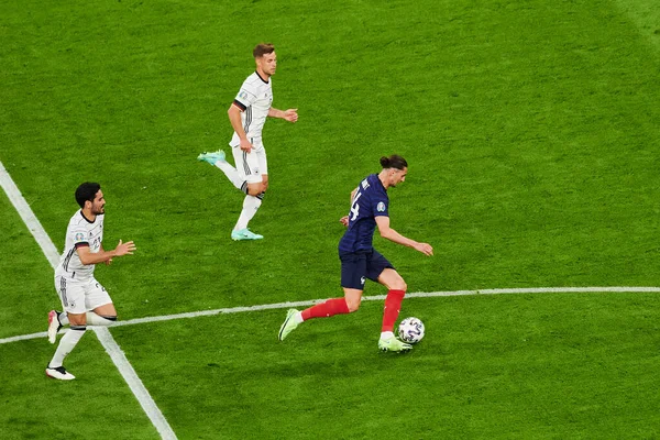 Münih Almanya Haziran 2021 Euro 2020 Fransa Almanya Karşı Futbol — Stok fotoğraf
