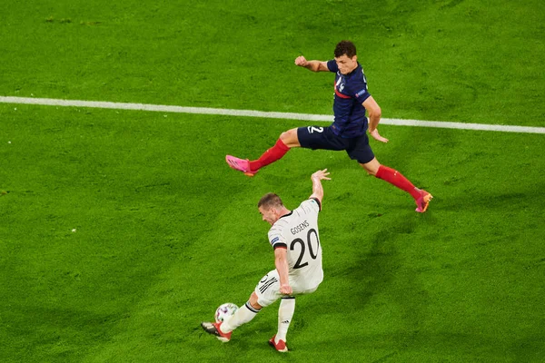 Euro 2020 Fotbalový Zápas Francie Německo — Stock fotografie