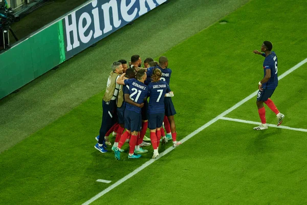 Euro 2020 Mecz Piłki Nożnej Francja Niemcy — Zdjęcie stockowe
