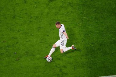 MUNICH, Almanya - 15 Haziran 2021: Robin Gosens (20). EURO 2020. Fransa Almanya 'ya karşı futbol maçı