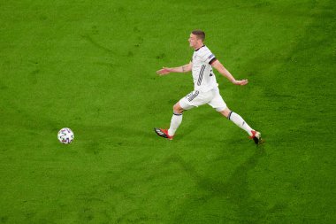 MUNICH, Almanya - 15 Haziran 2021: Robin Gosens (20). EURO 2020. Fransa Almanya 'ya karşı futbol maçı