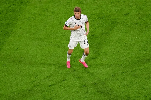 Munich Allemagne Juin 2021 Euro 2020 Thomas Muller Golo Kante — Photo