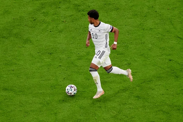 Munich Niemcy Czerwca 2021 Serge Gnabry Euro 2020 Mecz Piłki — Zdjęcie stockowe