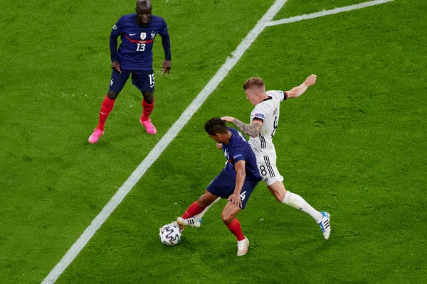 Munich Almanya Haziran 2021 Toni Kroos Euro 2020 Fransa Almanya — Stok fotoğraf