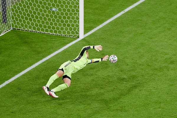 Mnichov Německo Června2021 Manuel Neuer Euro2020 Fotbalový Zápas Francie Německo — Stock fotografie