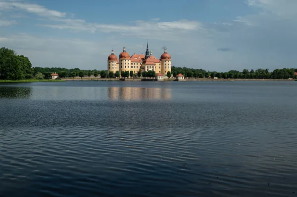 Moritzburg Németország Június 2021 Majestic Baroque Palace Castle Moritzburg Castle — Stock Fotó