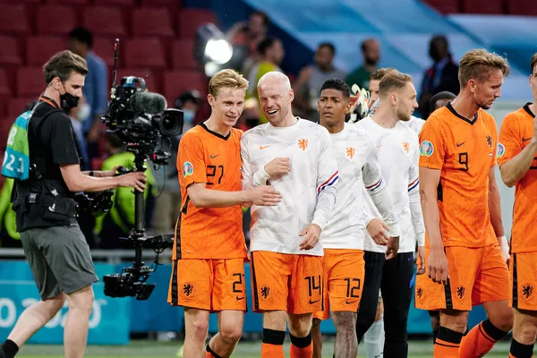 2018 Amsterdam Netherlands June 2021 Frenkie Jong Euro 2020 우크라이나 — 스톡 사진