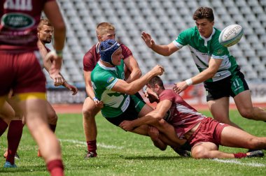 KHARKIV, UKRAINE - 4 Temmuz 2021: Ukrayna kupası. Kharkiv