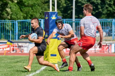 KHARKIV, UKRAINE - 4 Temmuz 2021: Ukrayna kupası. Kharkiv