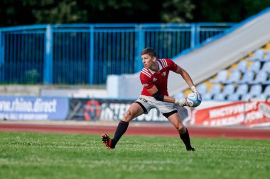 KHARKIV, UKRAINE - 4 Temmuz 2021: Ukrayna kupası. Kharkiv