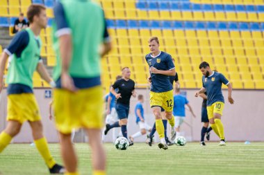 KHARKIV, UKRAINE - 5 Temmuz 2021 PRE SEASON MATCH FC METALLIST - FC PerEMOHA