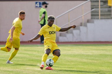 KHARKIV, UKRAINE - 5 Temmuz 2021 PRE SEASON MATCH FC METALLIST - FC PerEMOHA