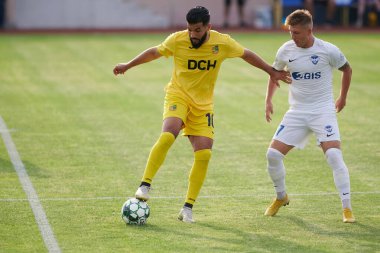 KHARKIV, UKRAINE - 5 Temmuz 2021 PRE SEASON MATCH FC METALLIST - FC PerEMOHA