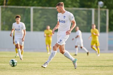 KHARKIV, UKRAINE - 5 Temmuz 2021 PRE SEASON MATCH FC METALLIST - FC PerEMOHA
