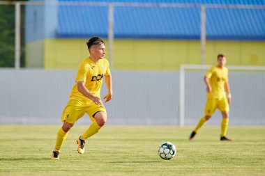 KHARKIV, UKRAINE - 5 Temmuz 2021 PRE SEASON MATCH FC METALLIST - FC PerEMOHA