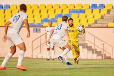 KHARKIV, UKRAINE - 5 Temmuz 2021 PRE SEASON MATCH FC METALLIST - FC PerEMOHA