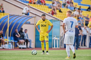 KHARKIV, UKRAINE - 5 Temmuz 2021 PRE SEASON MATCH FC METALLIST - FC PerEMOHA