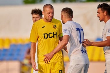 KHARKIV, UKRAINE - 5 Temmuz 2021 PRE SEASON MATCH FC METALLIST - FC PerEMOHA
