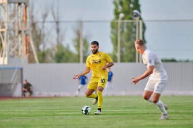 KHARKIV, UKRAINE - 5 Temmuz 2021 PRE SEASON MATCH FC METALLIST - FC PerEMOHA