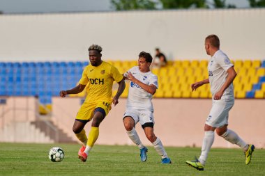 KHARKIV, UKRAINE - 5 Temmuz 2021 PRE SEASON MATCH FC METALLIST - FC PerEMOHA