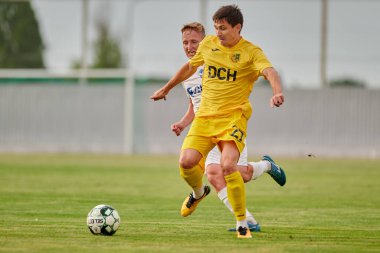 KHARKIV, UKRAINE - 5 Temmuz 2021 PRE SEASON MATCH FC METALLIST - FC PerEMOHA
