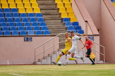 KHARKIV, UKRAINE - 5 Temmuz 2021 PRE SEASON MATCH FC METALLIST - FC PerEMOHA