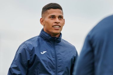 KHARKIV, UKRAINE - 6 Temmuz 2021: Sezon öncesi futbol maçı FC Metalisti - FC Kvadro