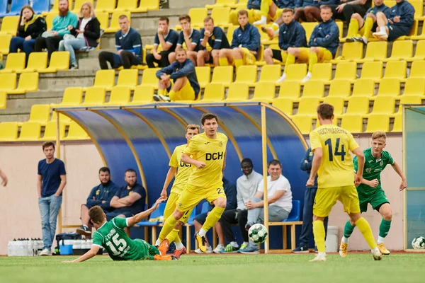 Kharkiv Ucrânia Julho 2021 Jogo Futebol Pré Temporada Metallist Kvadro — Fotografia de Stock