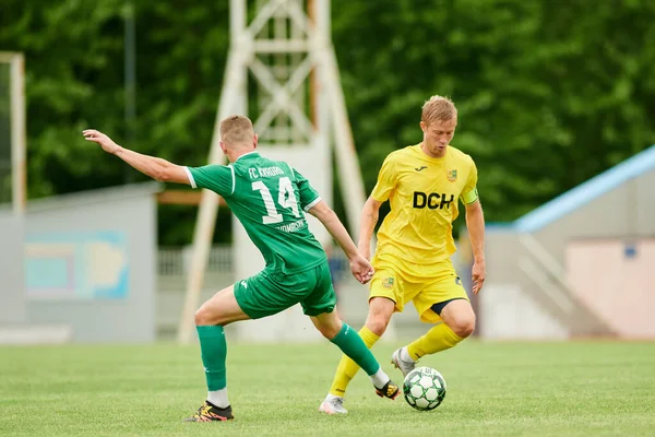 Kharkiv Ukraine 2021年7月6日 プレシーズンサッカー試合 Metalist Kvadro — ストック写真