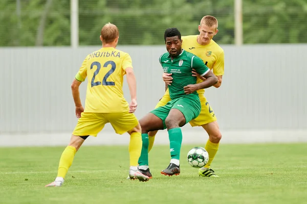 Kharkiv Ucrania Julio 2021 Partido Fútbol Pretemporada Metallist Kvadro — Foto de Stock