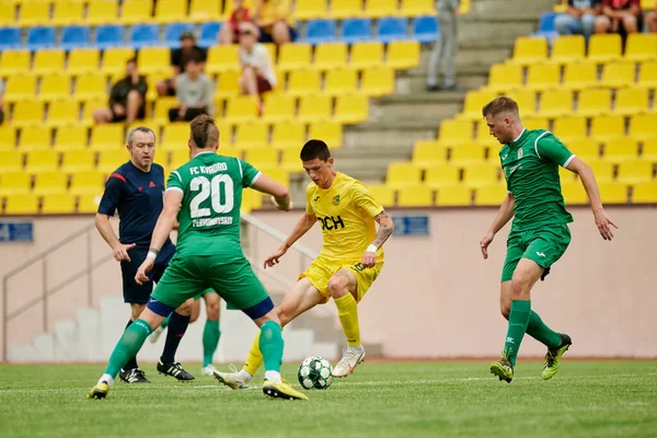 Kharkiv Ucrania Julio 2021 Partido Fútbol Pretemporada Metallist Kvadro — Foto de Stock