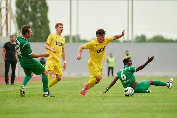 Kharkiv Ucrania Julio 2021 Partido Fútbol Pretemporada Metallist Kvadro — Foto de Stock