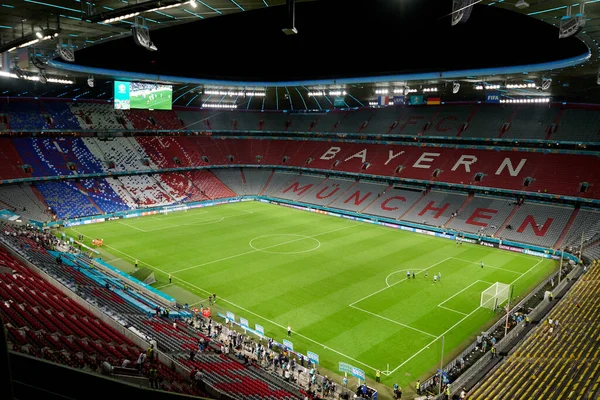 Munich Németország 2021 Június Allianz Arena Euro 2020 Labdarúgó Mérkőzés — Stock Fotó