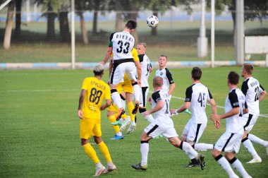 KHARKIV, UKRAINE: Sezon öncesi futbol maçı Metallist 1925 Allianz 'a karşı