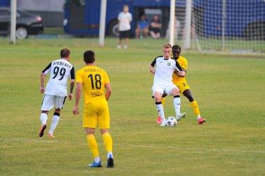 KHARKIV, UKRAINE: Sezon öncesi futbol maçı Metallist 1925 Allianz 'a karşı