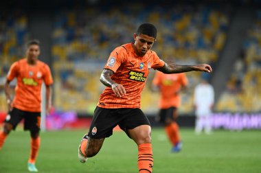 KYIV, UKRAINE - 24 JULY, 2021:Dodo during  the football match of Ukraine Premiere LeagueFC Shakhtar - FC Ingulec