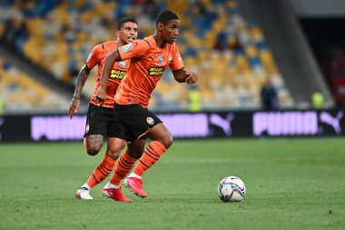 KYIV, UKRAINE - 24 JULY, 2021: Tete during the football match of Ukraine Premiere LeagueFC Shakhtar - FC Ingulec
