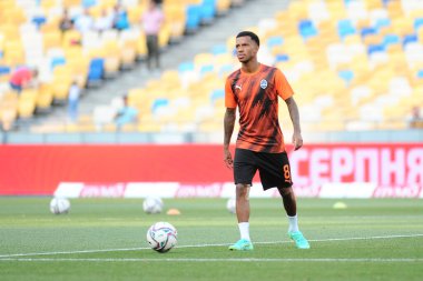 KYIV, UKRAINE - 24 JULY, 2021: midfielder Marcos Antonio during the football match of Ukraine Premiere LeagueFC Shakhtar - FC Ingulec