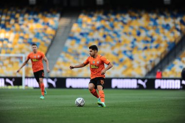 KYIV, UKRAINE - 24 JULY, 2021: midfielder Manor Solomon during the football match of Ukraine Premiere LeagueFC Shakhtar - FC Ingulec