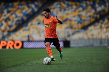 KYIV, UKRAINE - 24 JULY, 2021: midfielder Manor Solomon during the football match of Ukraine Premiere LeagueFC Shakhtar - FC Ingulec
