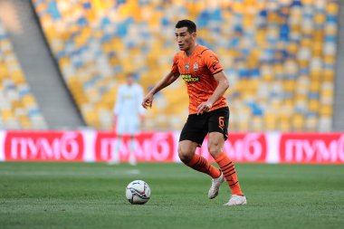 KYIV, UKRAINE - 24 JULY, 2021: captain, midfielder Taras Stepanenko during the football match of Ukraine Premiere LeagueFC Shakhtar - FC Ingulec