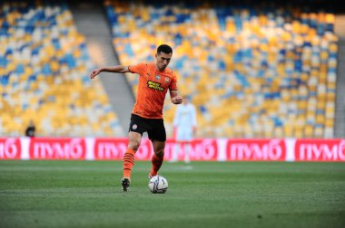KYIV, UKRAINE - 24 JULY, 2021: captain, midfielder Taras Stepanenko during the football match of Ukraine Premiere LeagueFC Shakhtar - FC Ingulec