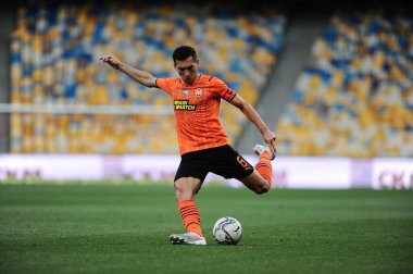 KYIV, UKRAINE - 24 JULY, 2021: captain, midfielder Taras Stepanenko during the football match of Ukraine Premiere LeagueFC Shakhtar - FC Ingulec