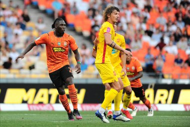 KYIV, UKRAINE - 24 JULY, 2021: Lassina Traore during the football match of Ukraine Premiere LeagueFC Shakhtar - FC Ingulec